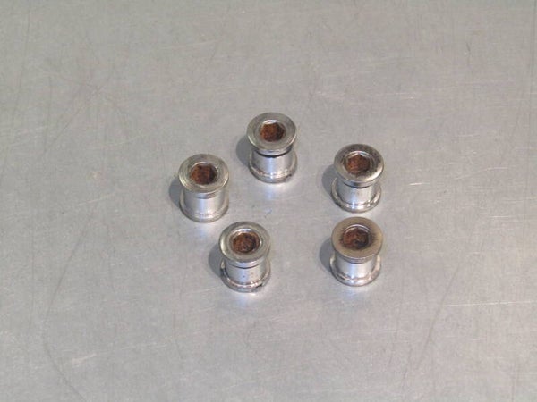 STRONGLIGHT #93 VINTAGE 70's STRADA/ROAD Chainring bolt set 2nd hand, what you see is what you will get TL03 02-B01-C04-03