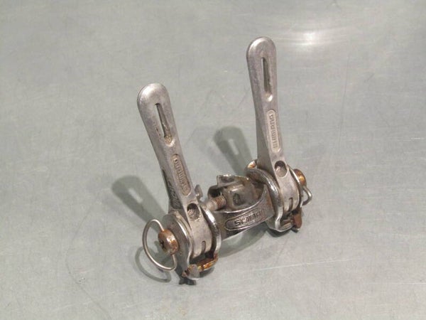 SHIMANO Vintage 70's Friction only clamp on gear levers 2nd hand BX77 7600 RK01