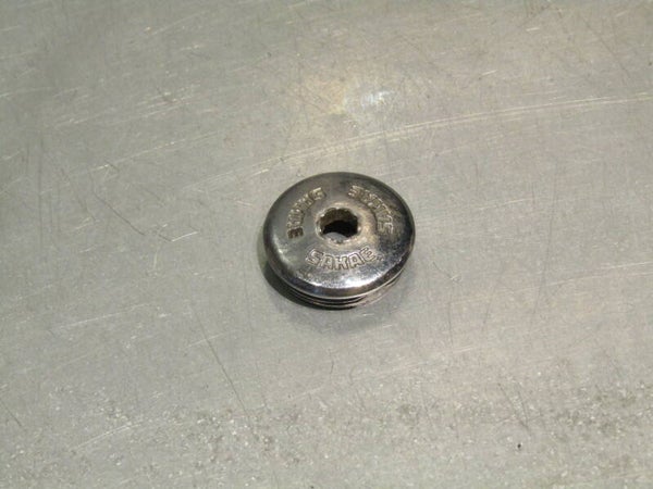 SAKAE! SAKAI! SAKAI! Vintage 70's/80's Chrome Steel Crank Arm Dust Cap 2nd hand TL01 01-B01-C03-06 4/22/23