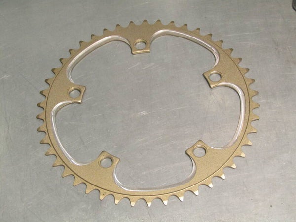 ORGIN 8 Gold 46t 1/8 inch ALLOY Chainwheel BCD 130mm NOS! BX59 6660 4/29/23 RK01