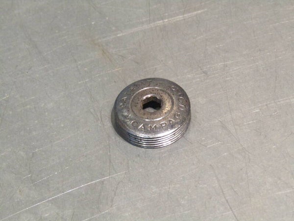 CAMPAGNOLO NUOVO RECORD Vintage 70's PATENT Crank arm dust cap 2nd hand what you see is what you will get TL01 01-B01-C02-02 5/13/23