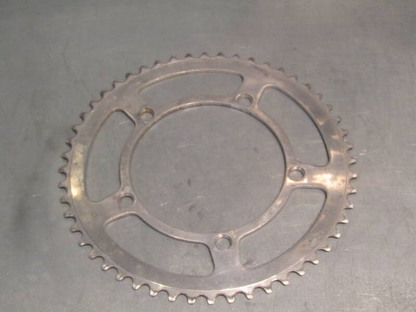NERVAR STAR Vintage 70's 52t ALLOY Chainwheel BCD 128 2nd hand BX80 5551 6/27/23 RK01