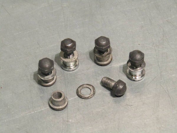 STRONGLIGHT Vintage 60's/70's Chain Ring Bolt set Crank arm to outer Chain Wheel with Dome Bolts 2nd hand BX74 6660 9/03/23