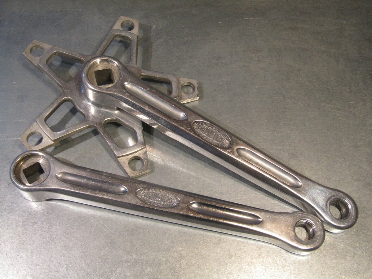 Pédalier Stronglight Super Compétition 63 – Alu, Fabrication Française – Pour Vélo Course Ancien