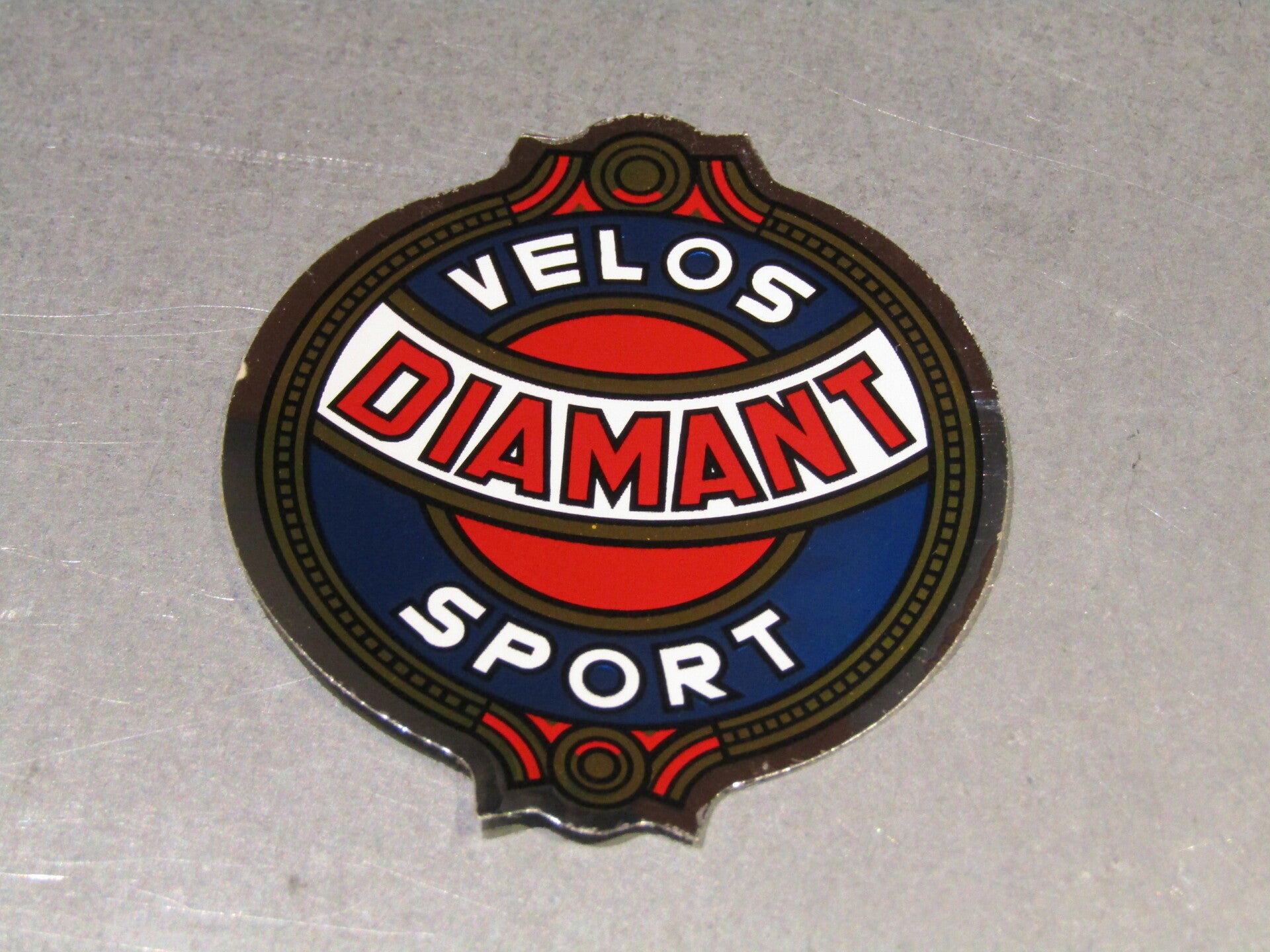 DIAMANT VINTAGE 70's/80's VELOS SPORT Foil type Head tube sticker VINTAGE 70's/80's NOS! BXC00E12