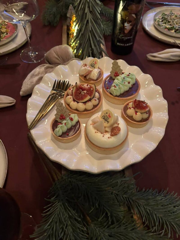 Kerstdessertbox per 6