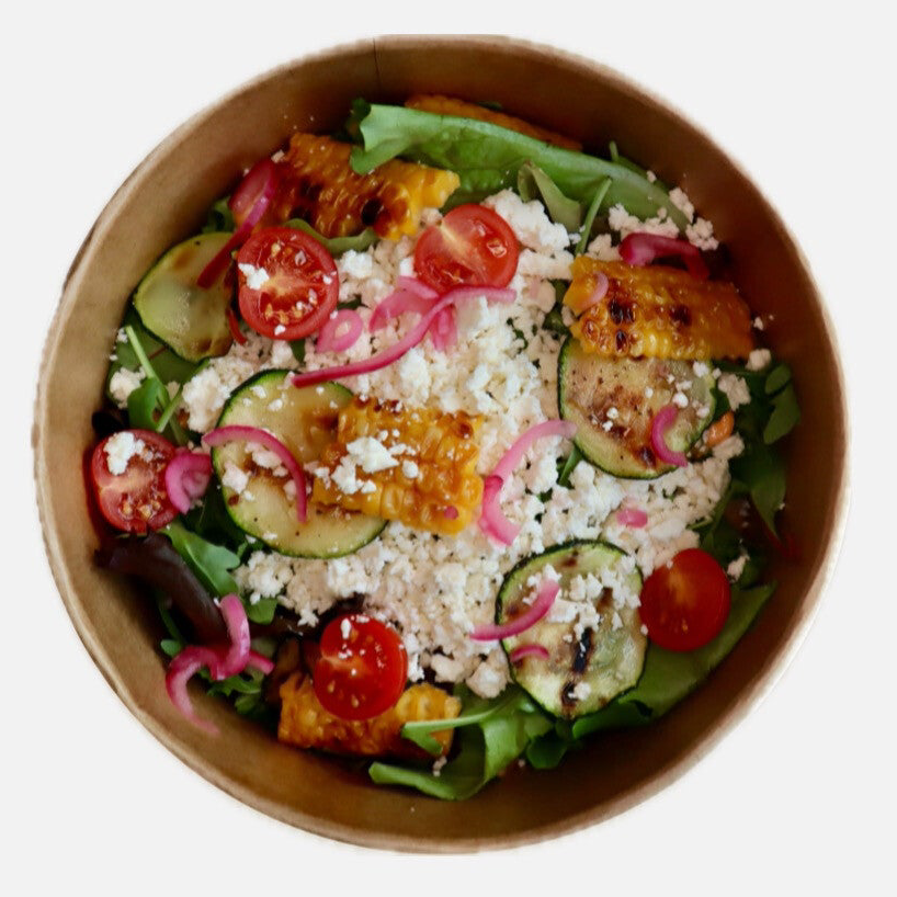 Salade bowl gegrilde courgette