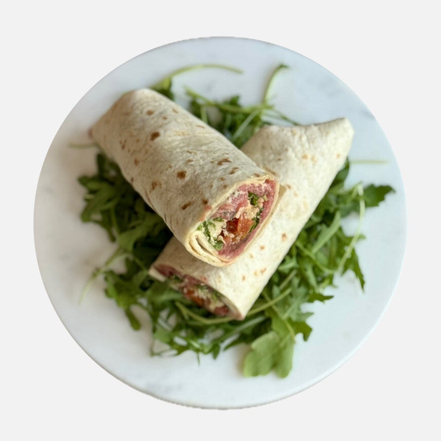 Wrap runder-carpaccio Italiano