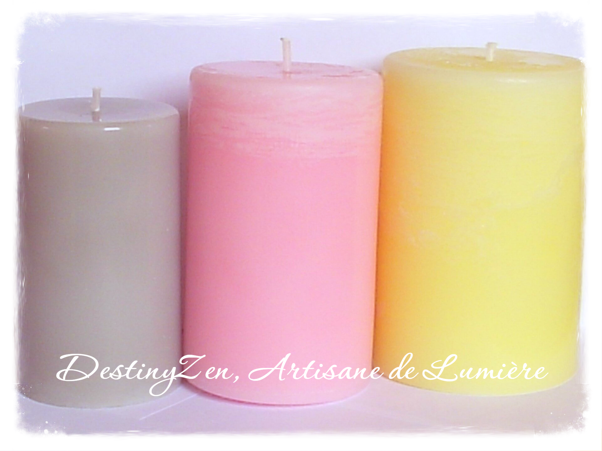 Bougies "Origine" Parfumées aux Huiles Essentielles