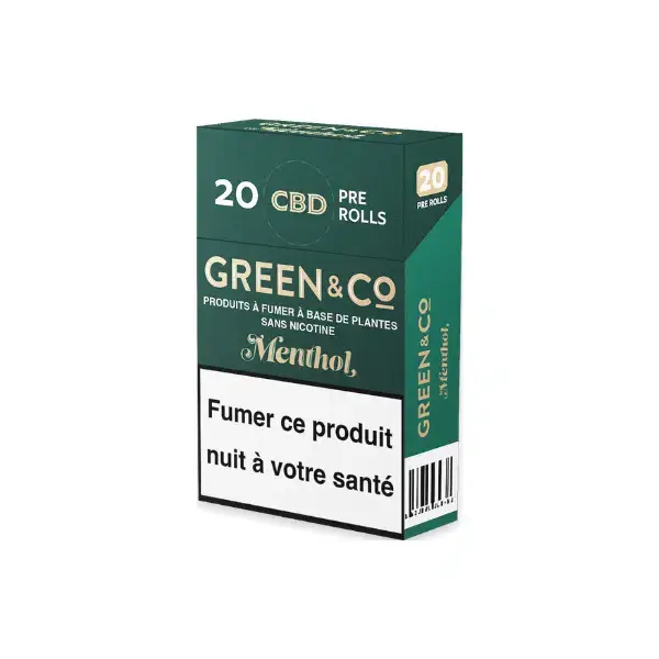 Sigaretten CBD Menthol – Groen & Co