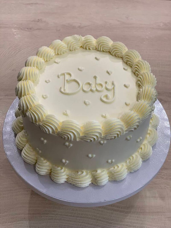 Baby Shower Cake simple