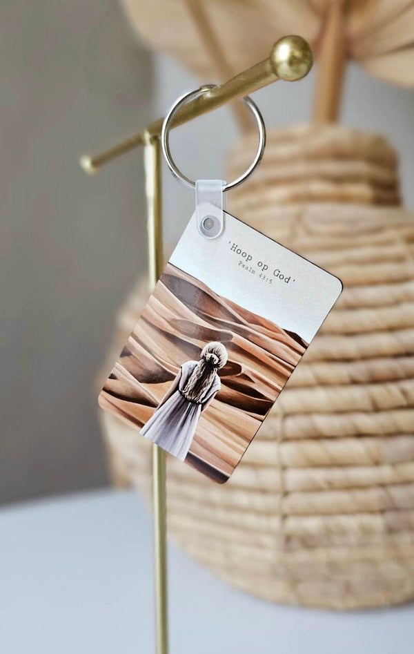 Sleutelhanger 'Hoop op God'