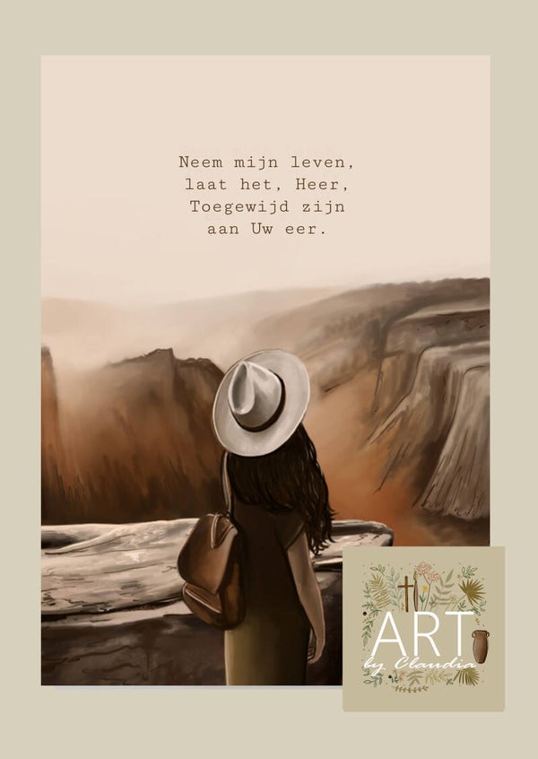 A4 Poster 'Neem mijn leven'