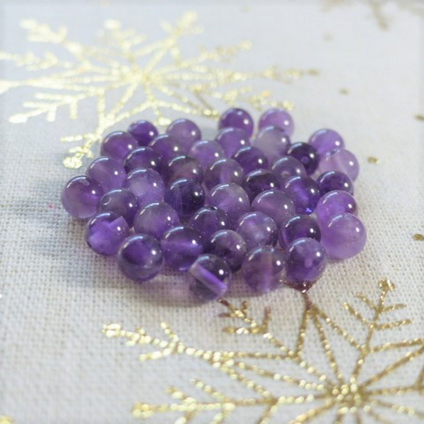 Améthyste perles à l'unité