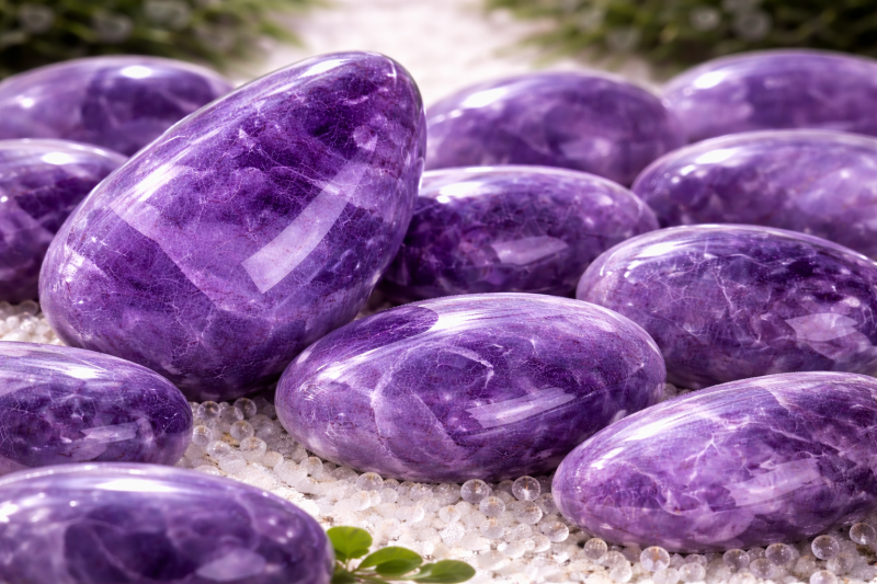 Pierre naturelle Améthyste violette