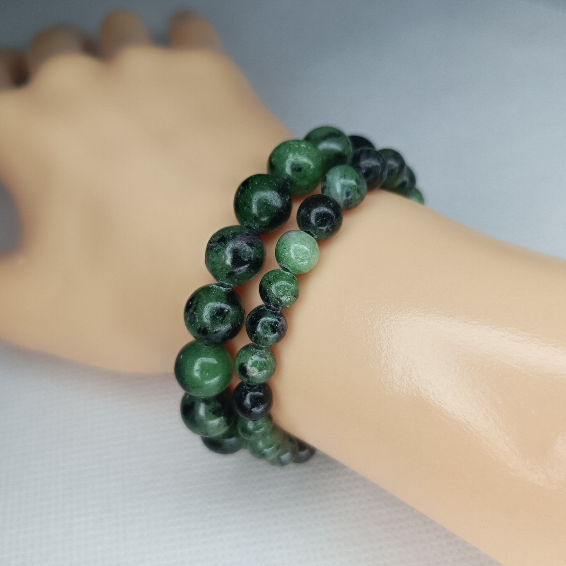 Bracelet Rubis Zoïsite