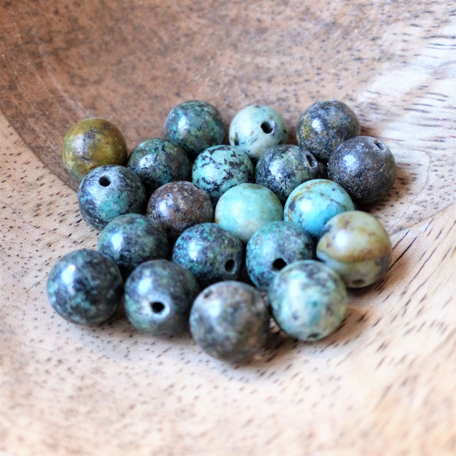Turquoise Africaine perles à l'unité