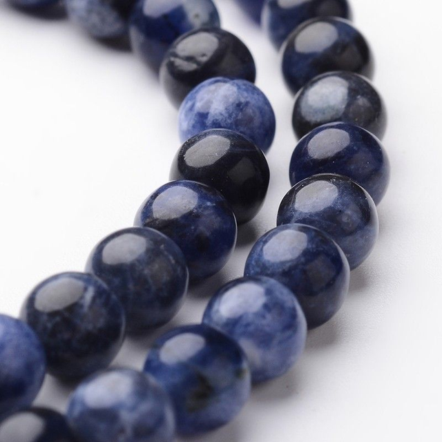 Sodalite perles à l'unité