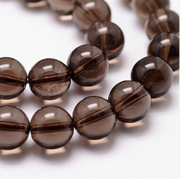 Quartz Fumé perles à l'unité