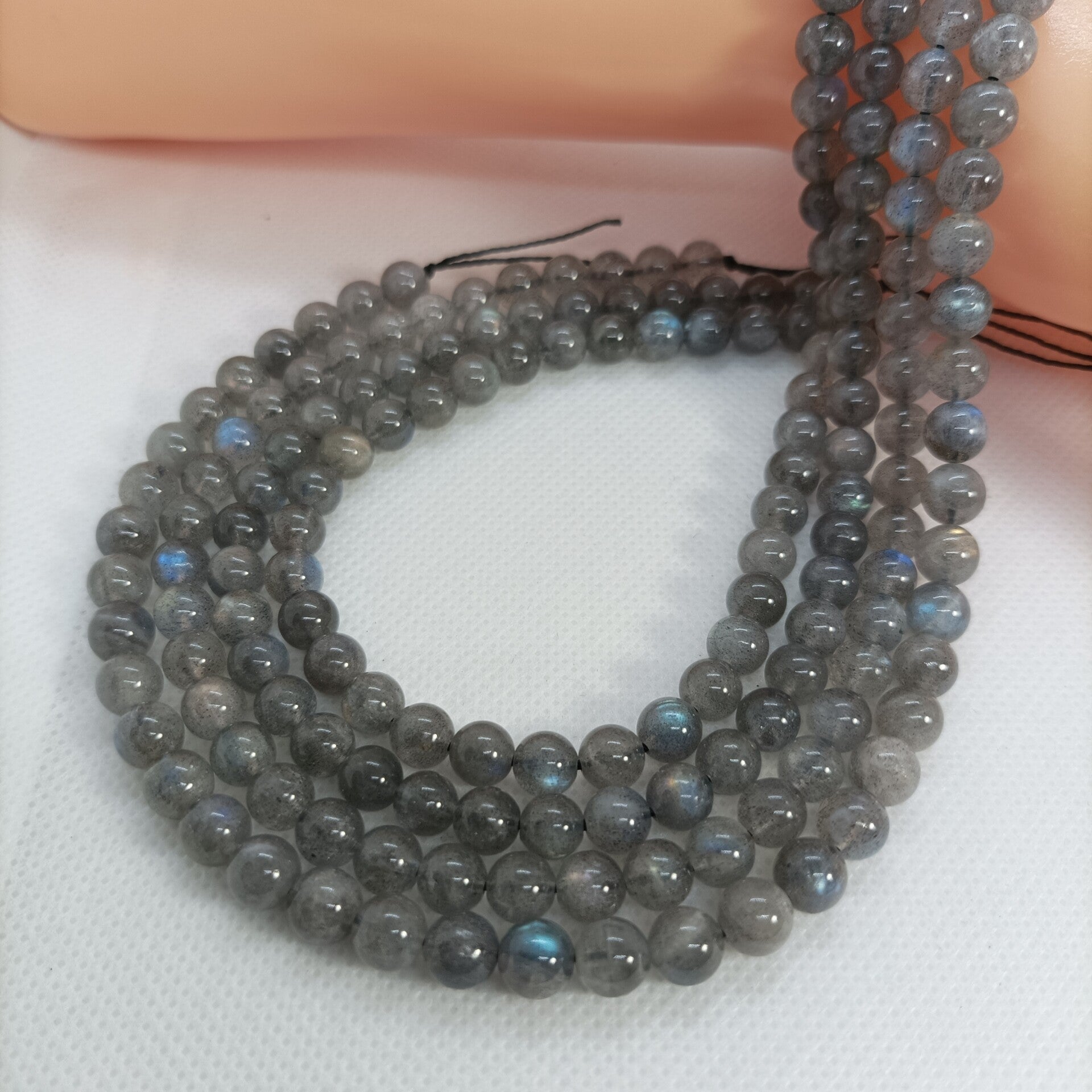 Labradorite perles sur fil