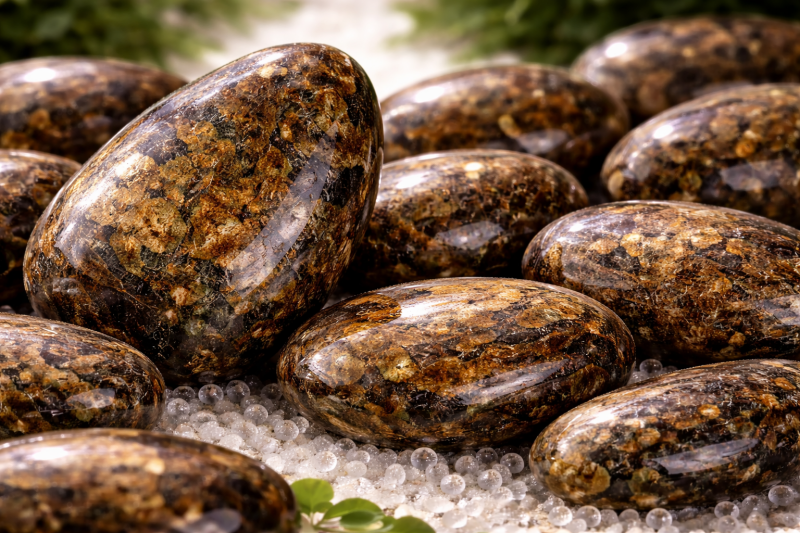 Pierre naturelle Bronzite