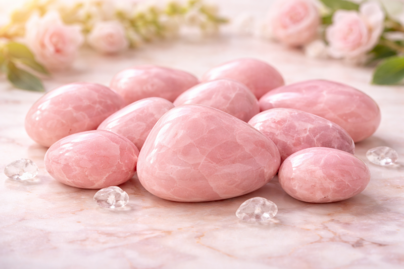 pierre naturelle quartz rose