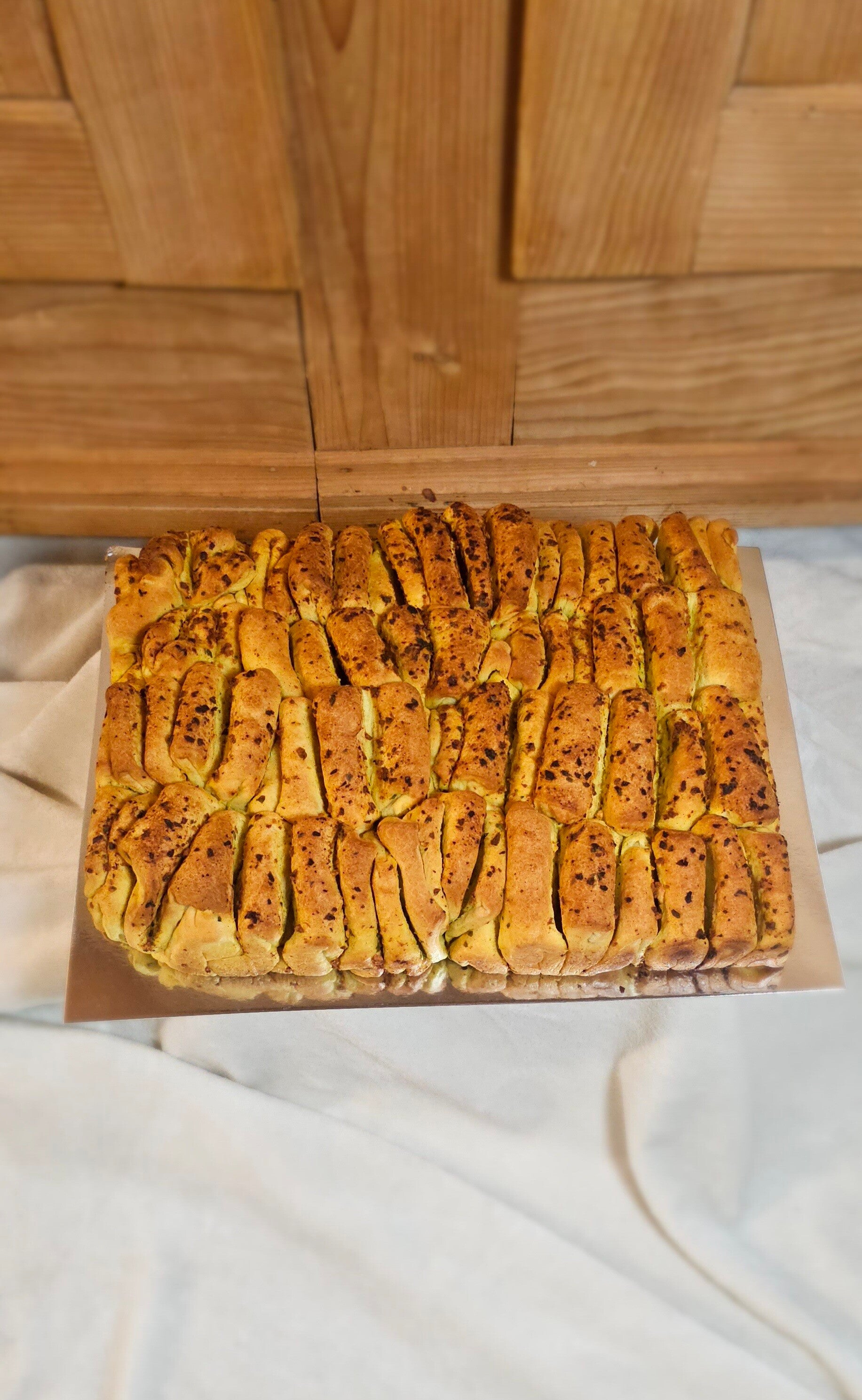 Knoblauch Zupfbrot