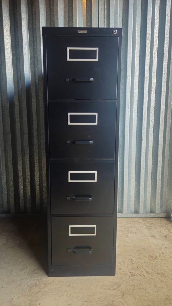 STAPLES 4-Drawer Letter-Size Filing Cabinet Lock & Key Included 🔑