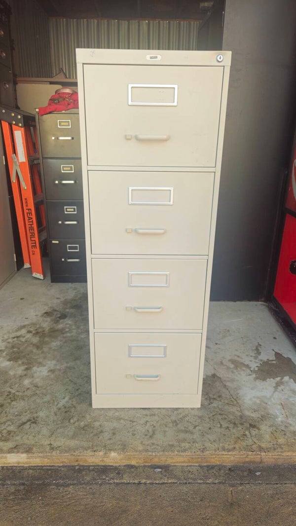 STAPLES 4 -Drawer Legal-Size Filing Cabinet Lock & Key Included 🔑