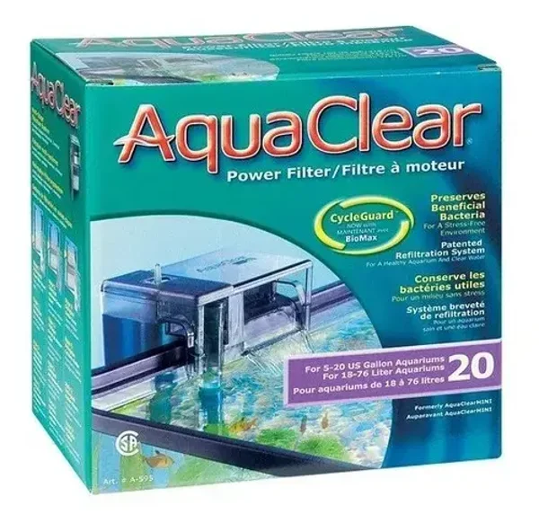 filtro de cascada Aqua clear 20