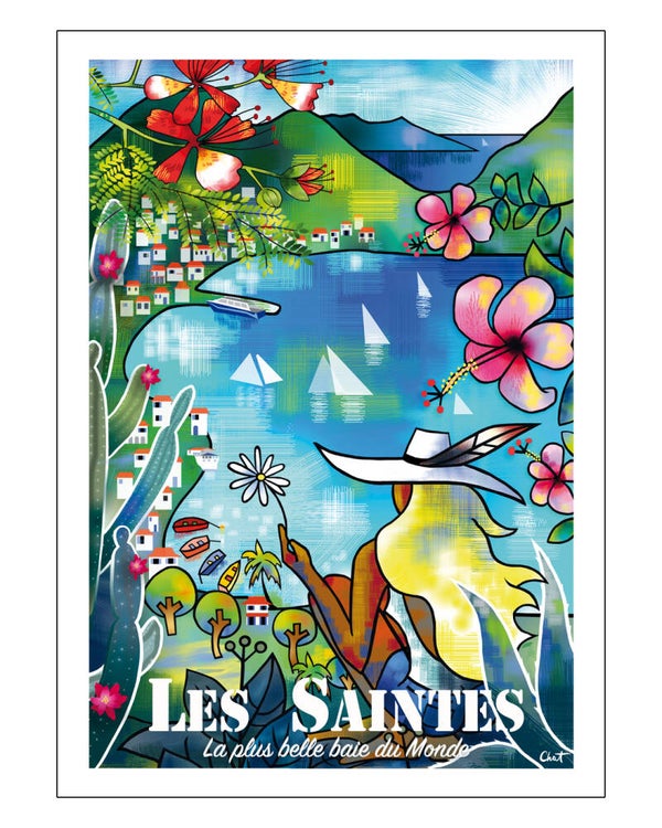 AFFICHE Les Saintes Guadeloupe