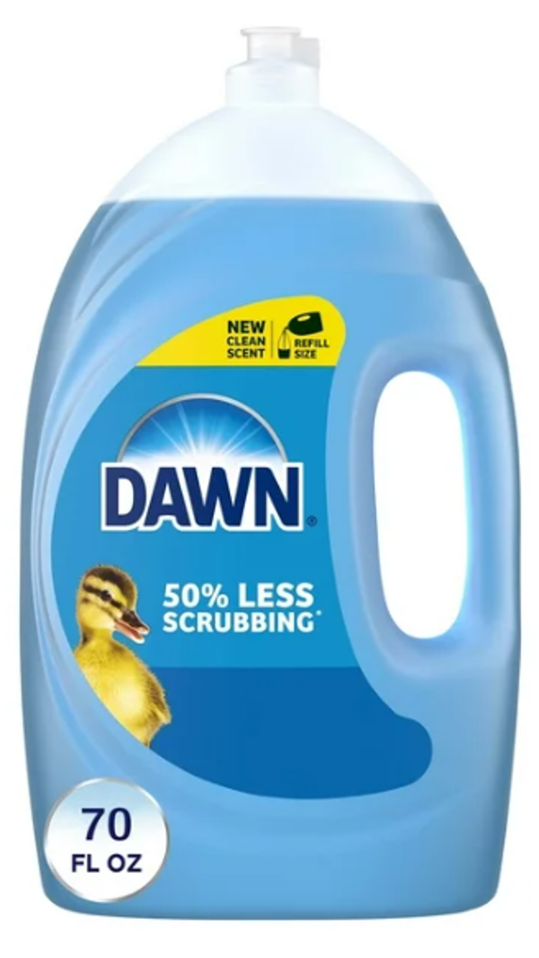 Dawn Ultra Dish Soap Liquid, Dishwashing Liquid, Grease Removal, Original, 70oz