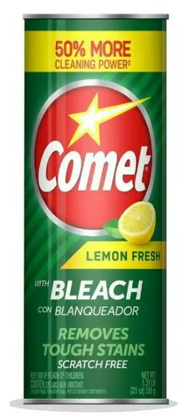 Comet 21oz Lemon Scented Multipurpose Cleaning Powder with Bleach