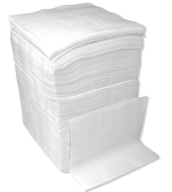 Pantryware Essentials Paper Lunch Napkins. 500 Count Lunch Napkins 1 Ply, White. 12 x 12