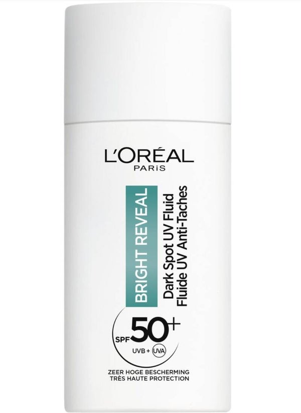 L'Oréal Bright Reveal Dark Spot UV Fluid Moisturizer met SPF50 50ML