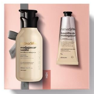 Kit Dia da Mãe Loção Nativa SPA Baunilha de Madagascar