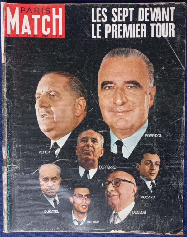 PARIS MATCH N°1047 du  31.05.1969