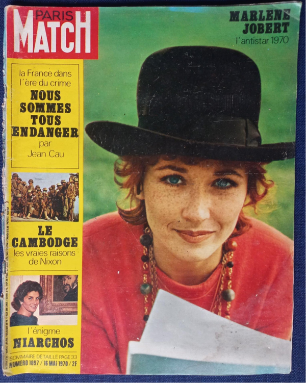 PARIS MATCH N°1097 du 16.05.1970