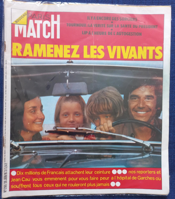 PARIS MATCH N° 1260 du 30.06.1973
