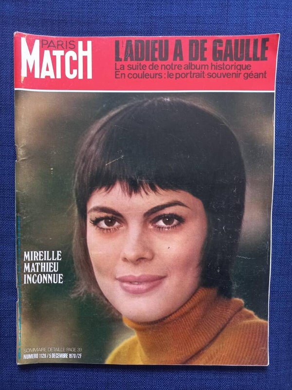 PARIS MATCH N° 1126 du 05.12.1970