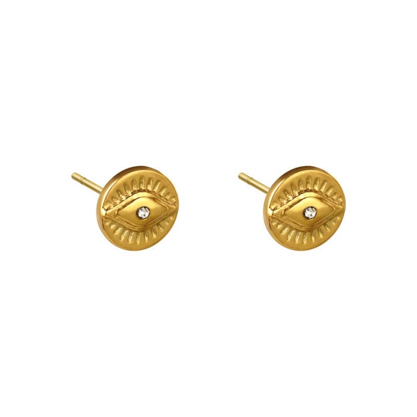 Evil eye - earring studs