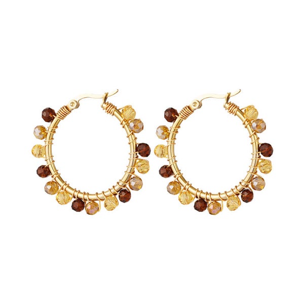 Camille - hoop earrings