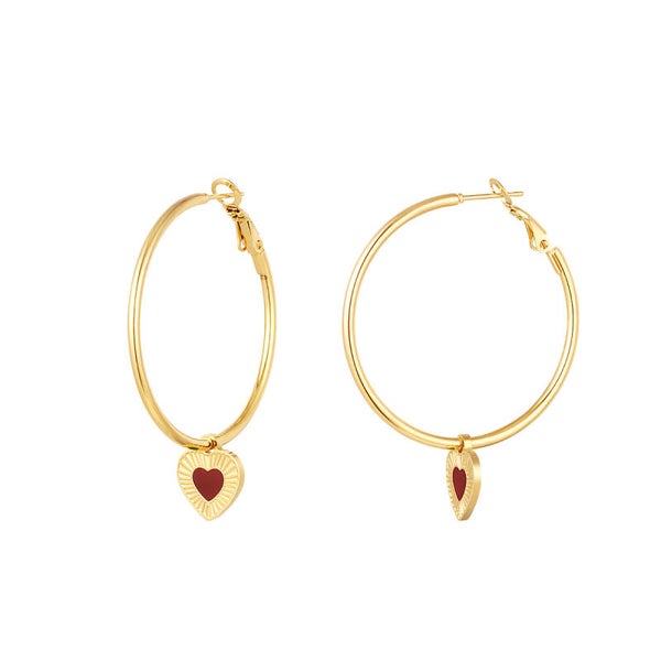 Marie - hoop earrings