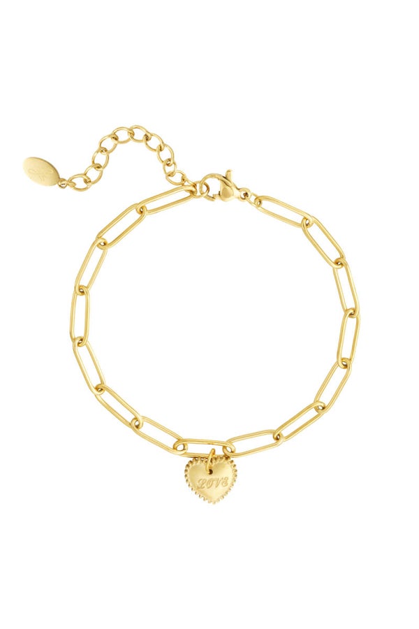 Love - link bracelet