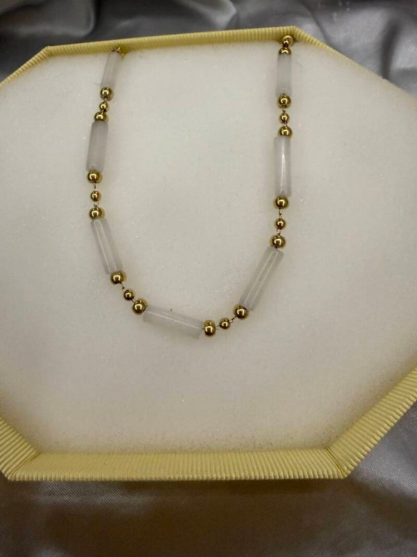 White neutral - necklace