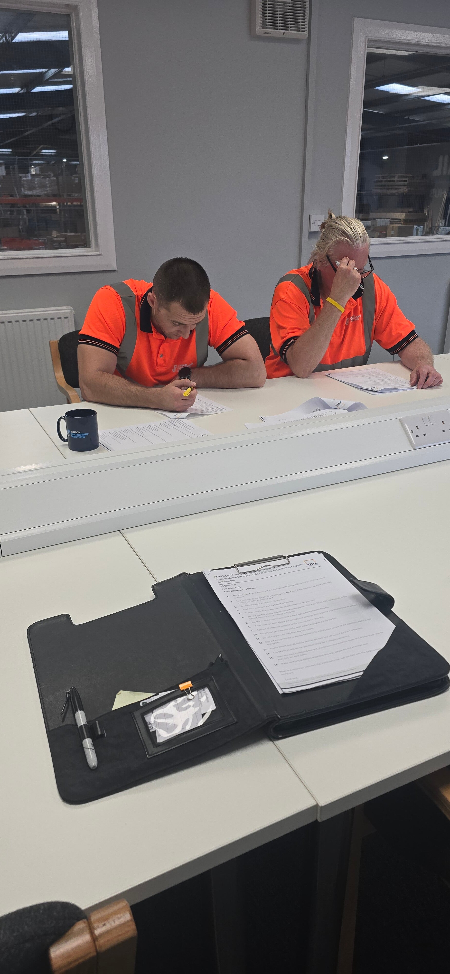 Counterbalance forklift operator training