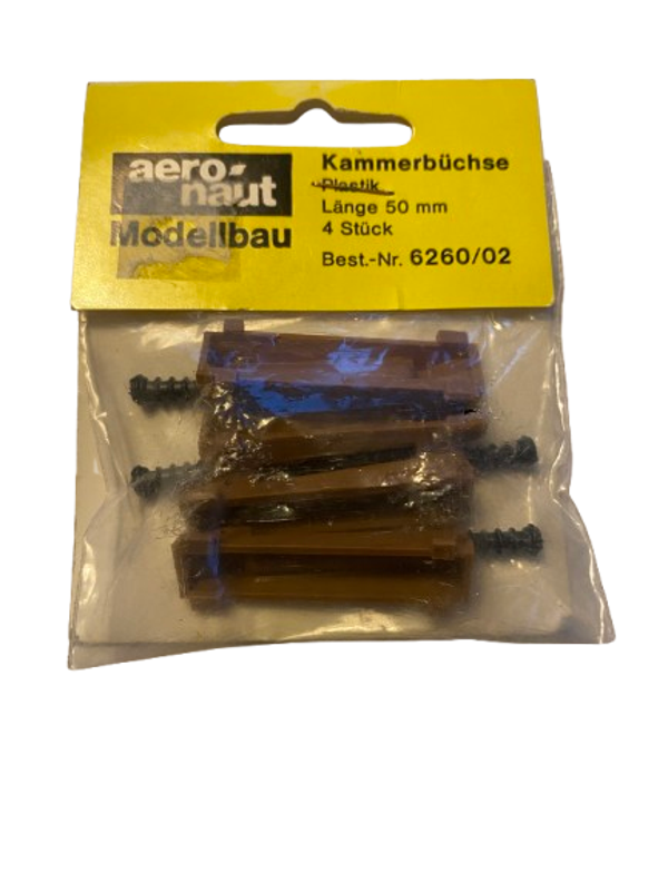 Aeronaut Kammerbüchse Plastik Länge 50mm 4Stk. Best.-Nr. 6260/02