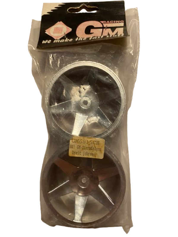 GM Racing Sternfelgen breit chrom 1:10 Best.- Nr. 6815CH