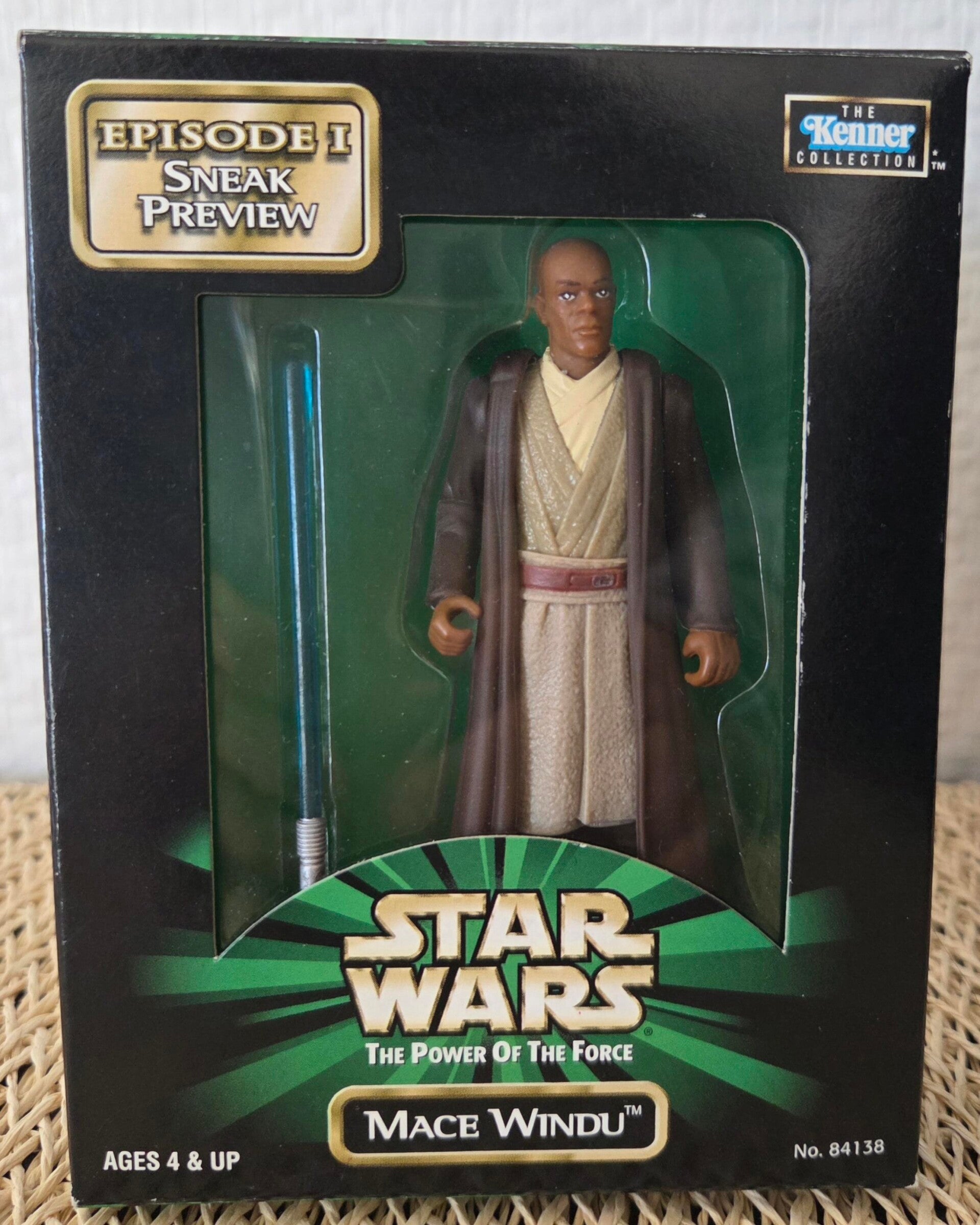 Figurine Star Wars – Mace Windu – Episode I Sneak Preview – Kenner