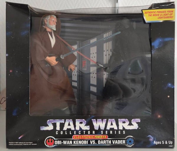 Star Wars Collector Series Electronic Power F/X – Obi-Wan Kenobi vs Darth Vader – Kenner